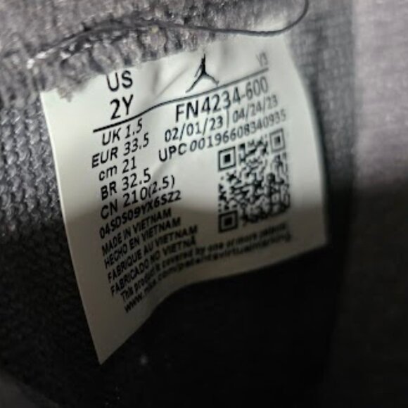 Nike Air Jordan 5 Burgundy Youth 2 FN4234-600 - Picture 9 of 11